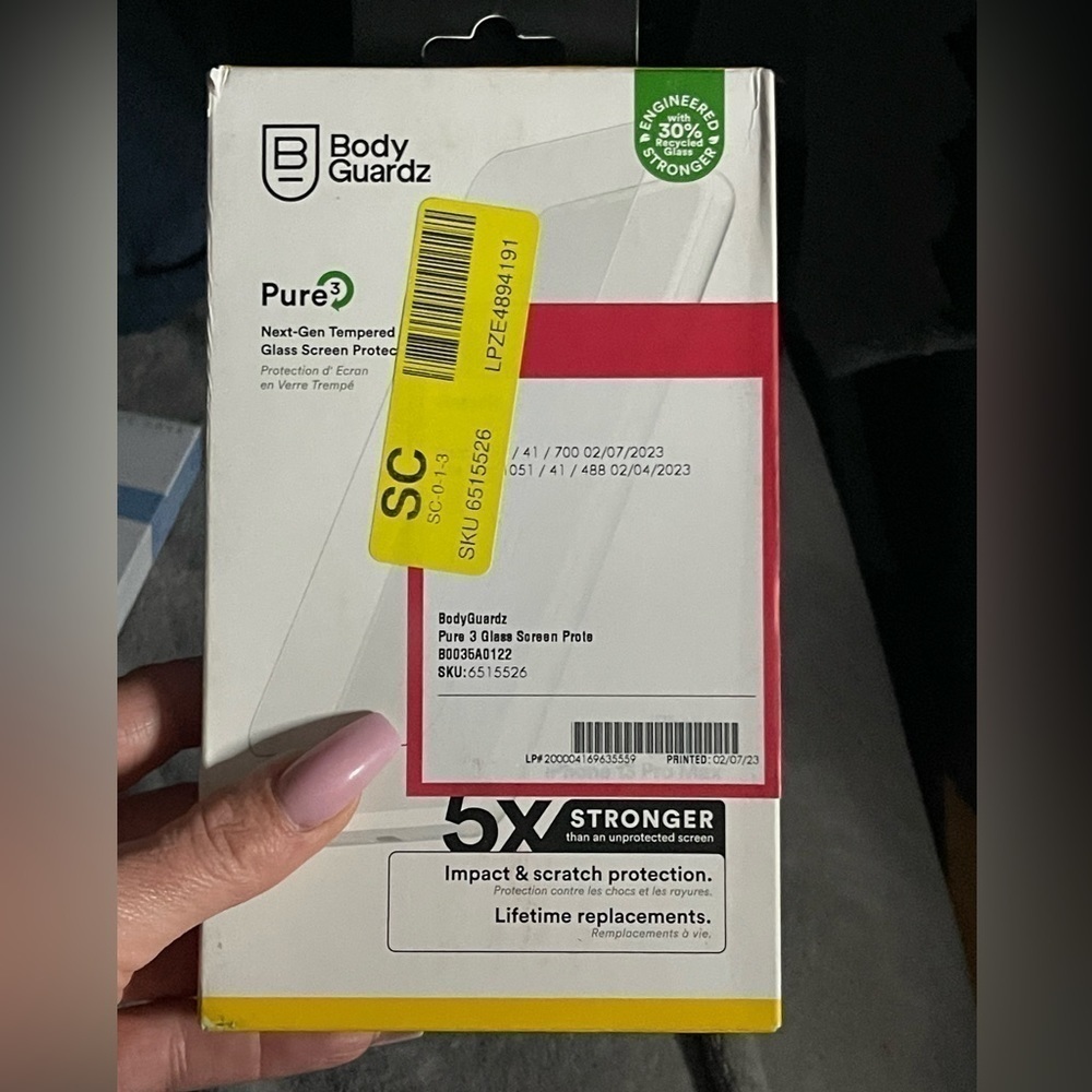 Brand new bodyguardz screen protector /five times stronger iPhone 13 promax